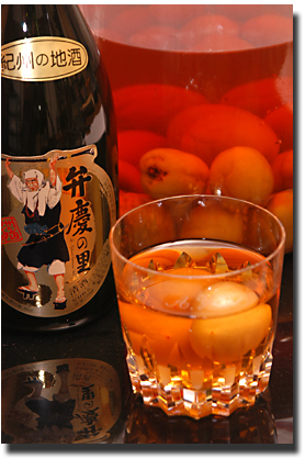 青梅・南高梅（梅酒用）×弁慶（日本酒　和歌山）梅酒