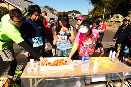 口熊野マラソン20161 はちみつ梅干提供 梅干・南高梅の山口農園